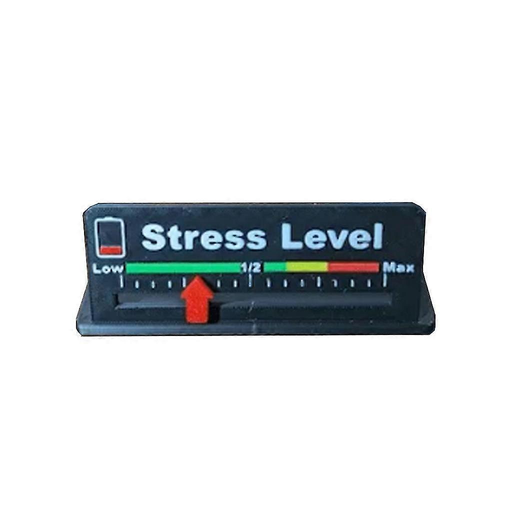 Battery Desktop Indicators Display Stress Level Desk Decor Indicators Display for Stressed You Minimalists Office Table