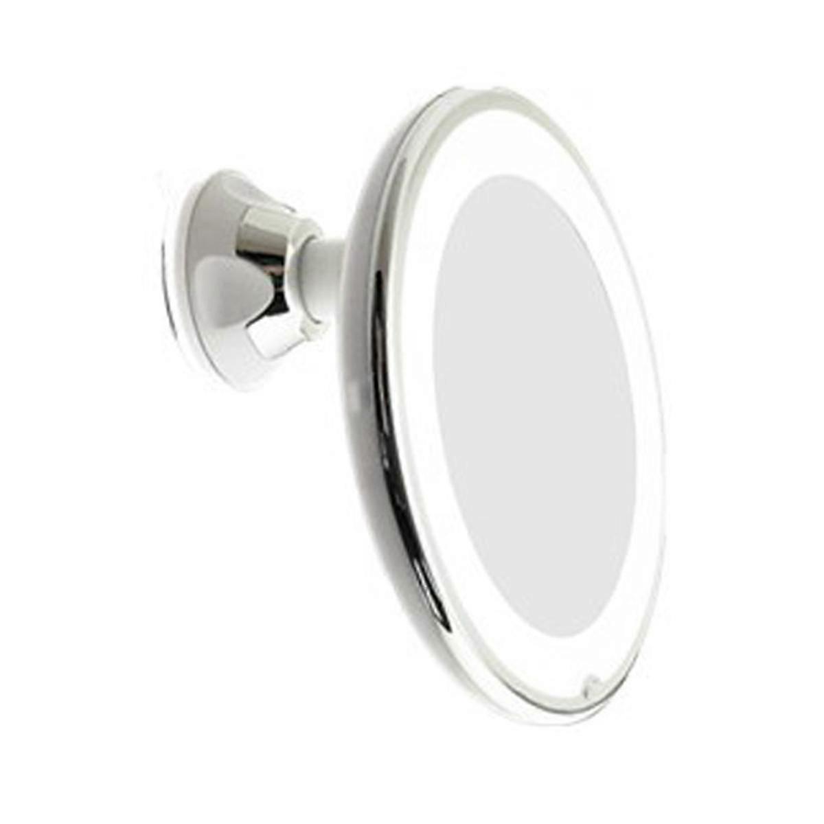 10X Magnifying Mirror with Light Makeup Mirror with Lights Dimmable LED Makeup Mirror for Bathroom