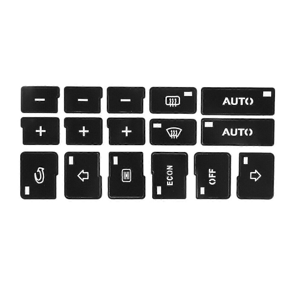 For- A4, B6, B7 2000-2004 AC Climate Control Button Repair Decals Sticker