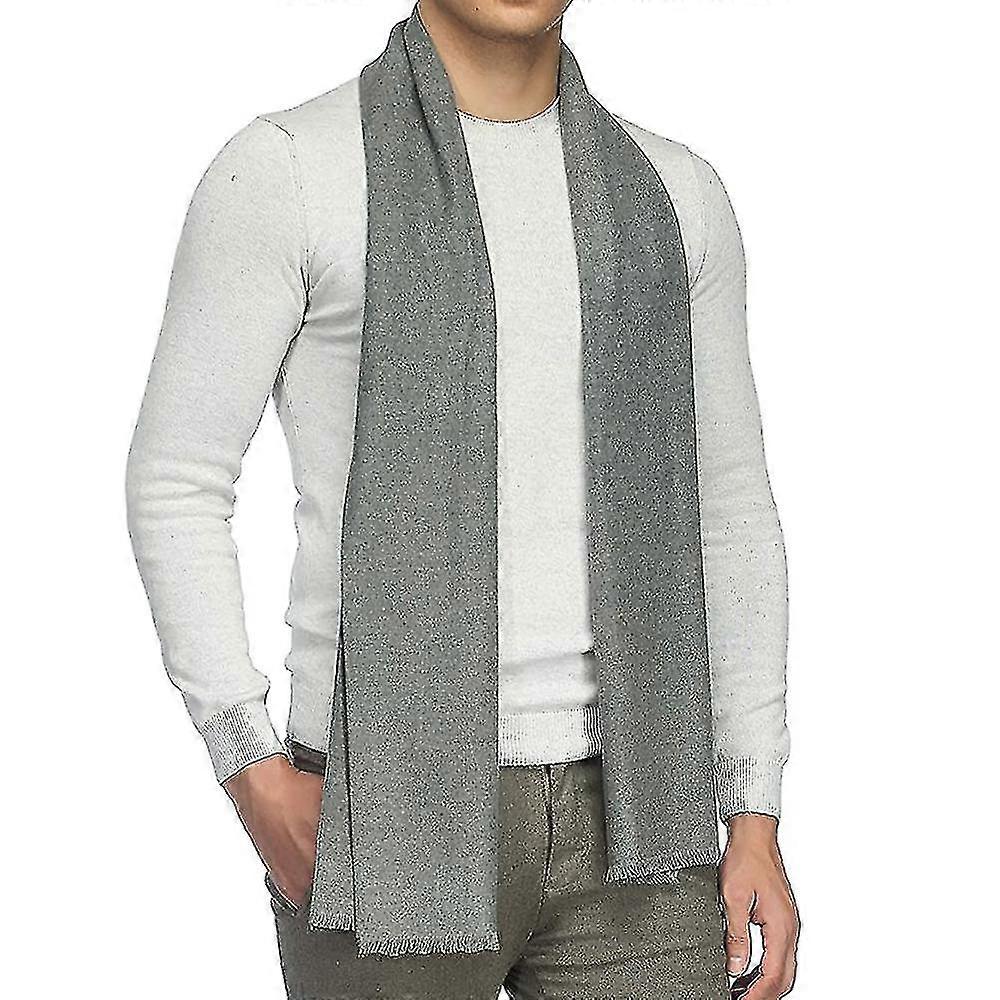Thick Cashmere Scarf For Men Warm Soft Wool Scarf,winter Autumn Warm