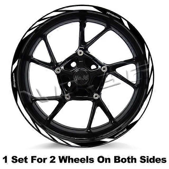 For YAMAHA YZF R6 R3 R1 R15 XJ6 fz8 Mt125 Mt07 Mt09 MT 10 Motorcycle Wheel Rim Sticker Decal Accessories Waterproof Stripe TapeVehicle Wraps