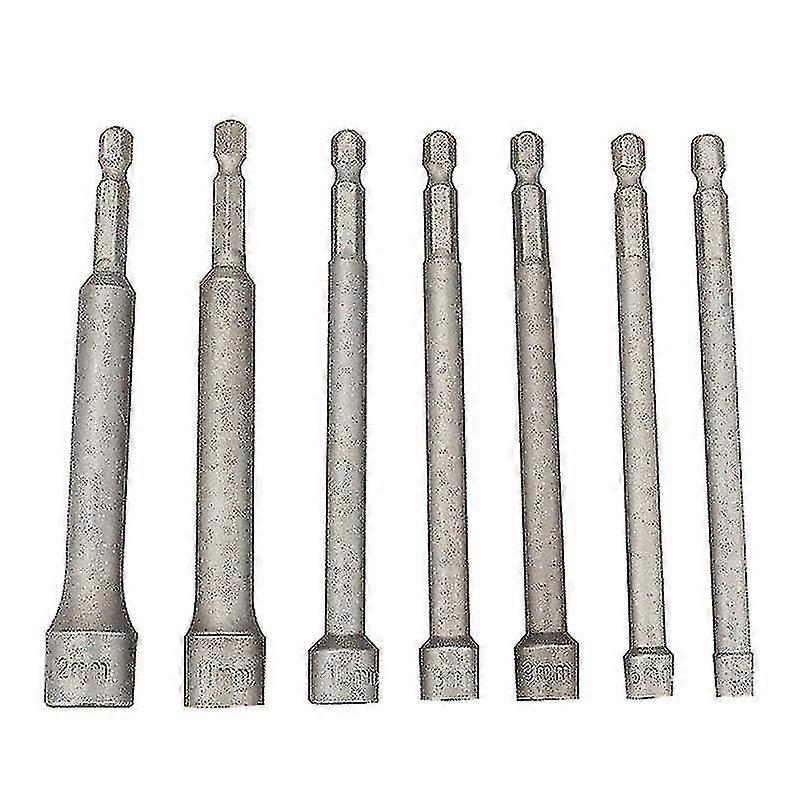 5-12mm Socket Wrench Bar Socket Wrench Set Hex Nut Driver Socket 2 Pieces