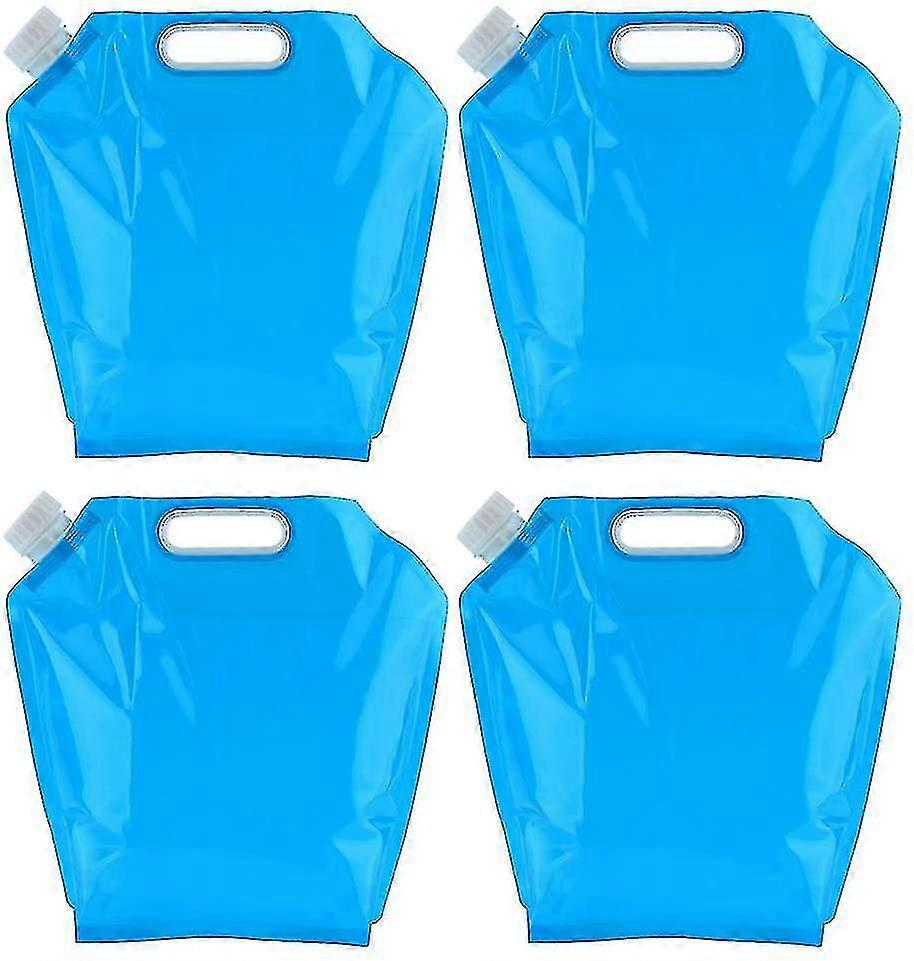 10l Large Capacity Portable Hydration Bag, Camping Folding Hydration Bag, 4pcs