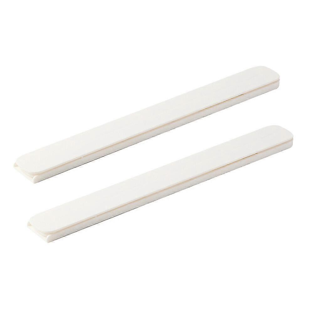 1 Set Self-adhesive Drawer Guide Slides White Drawer Slides Drawer Guide Rails
