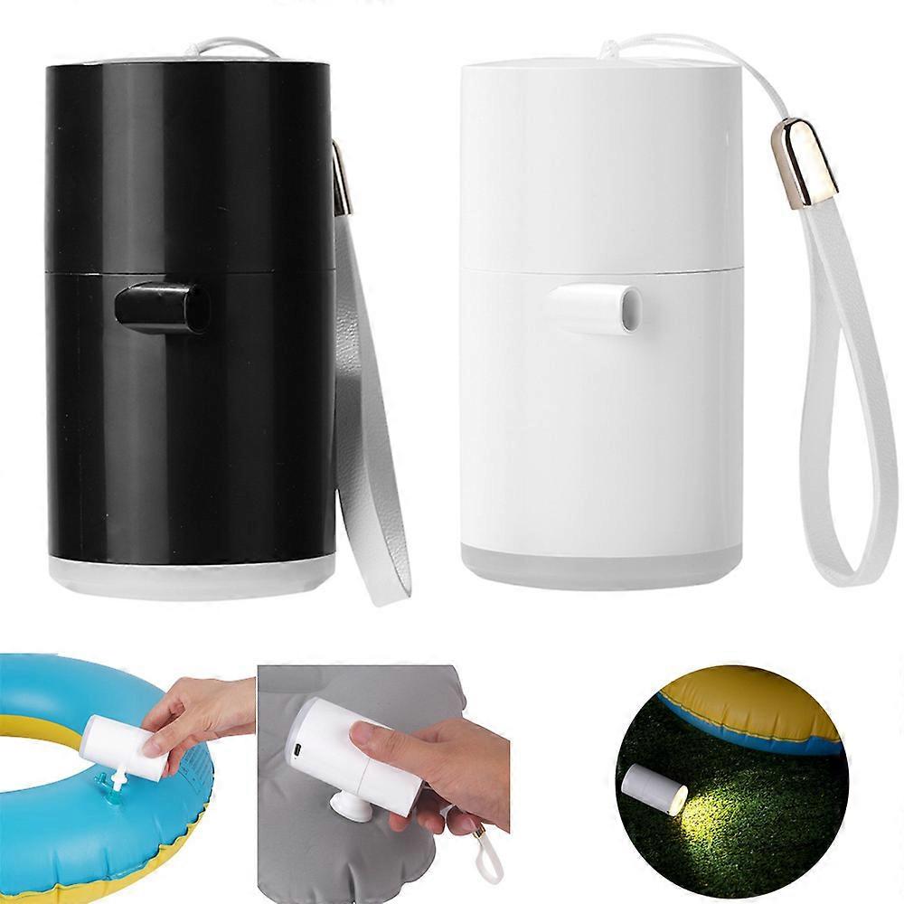 Camping Light Tiny Air Pump Light Inflatable Pump Mini Electric Outdoor Air Pump