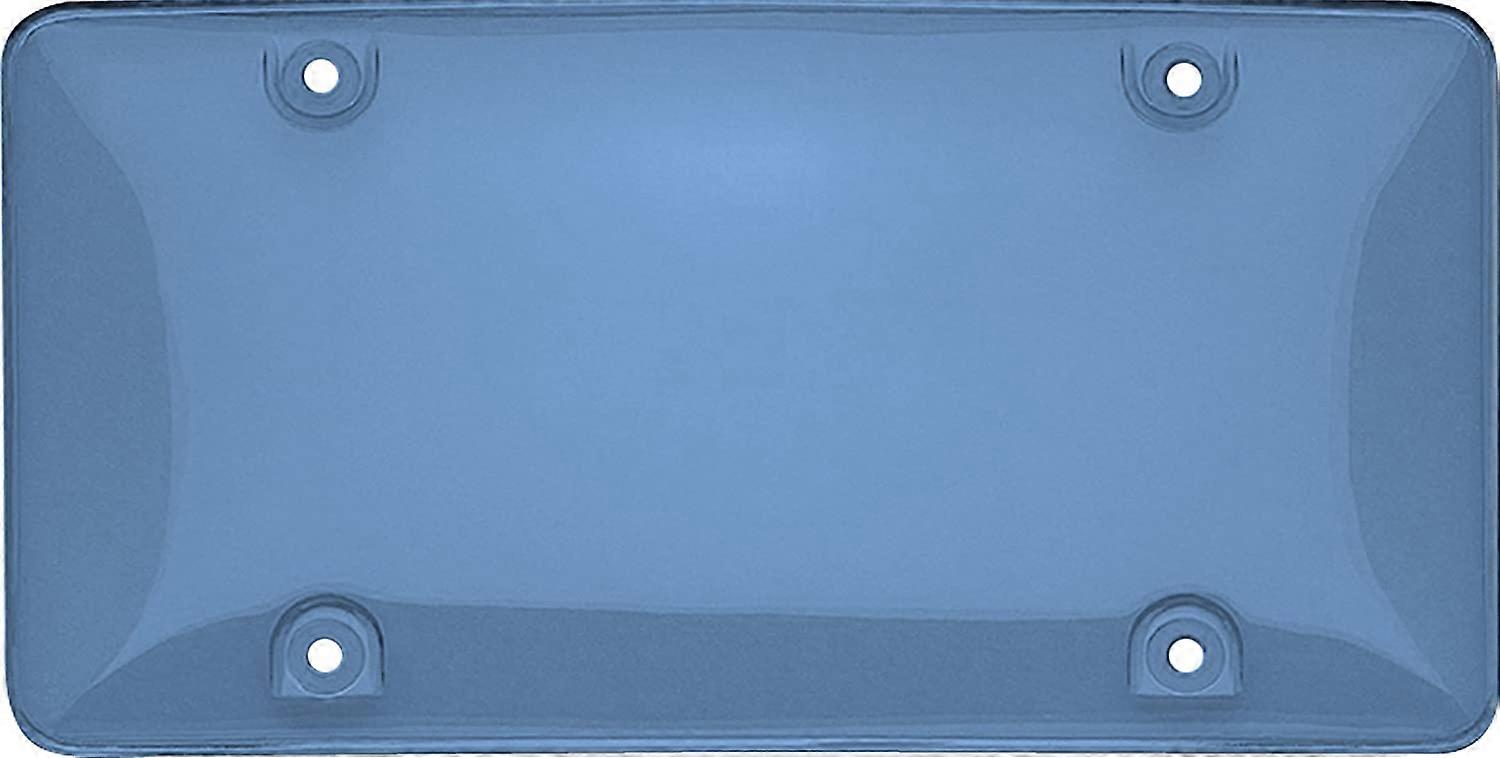 Klar getönte Nummernschildabdeckung Rahmenschilder - 2er-Pack Neuheit/Nummernschild Klare geräucherte Blasenschilder