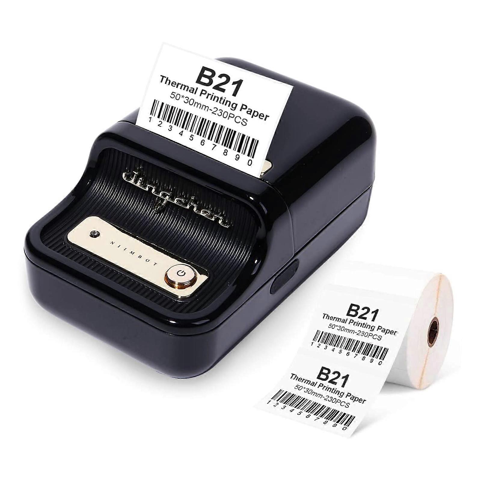 B21 Label Printer Portable Bluetooth-compatible Thermal Printing for Price Tag
