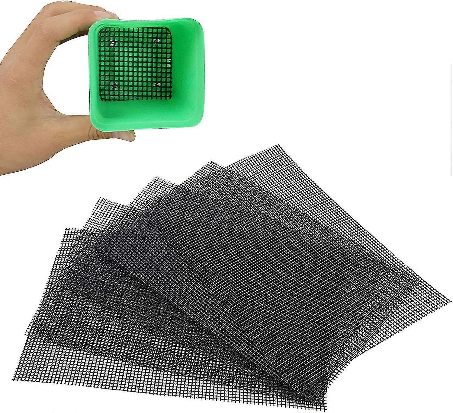 Insect Proof mesh, Acrylic, Black, 30x20 cm (5er Pack)