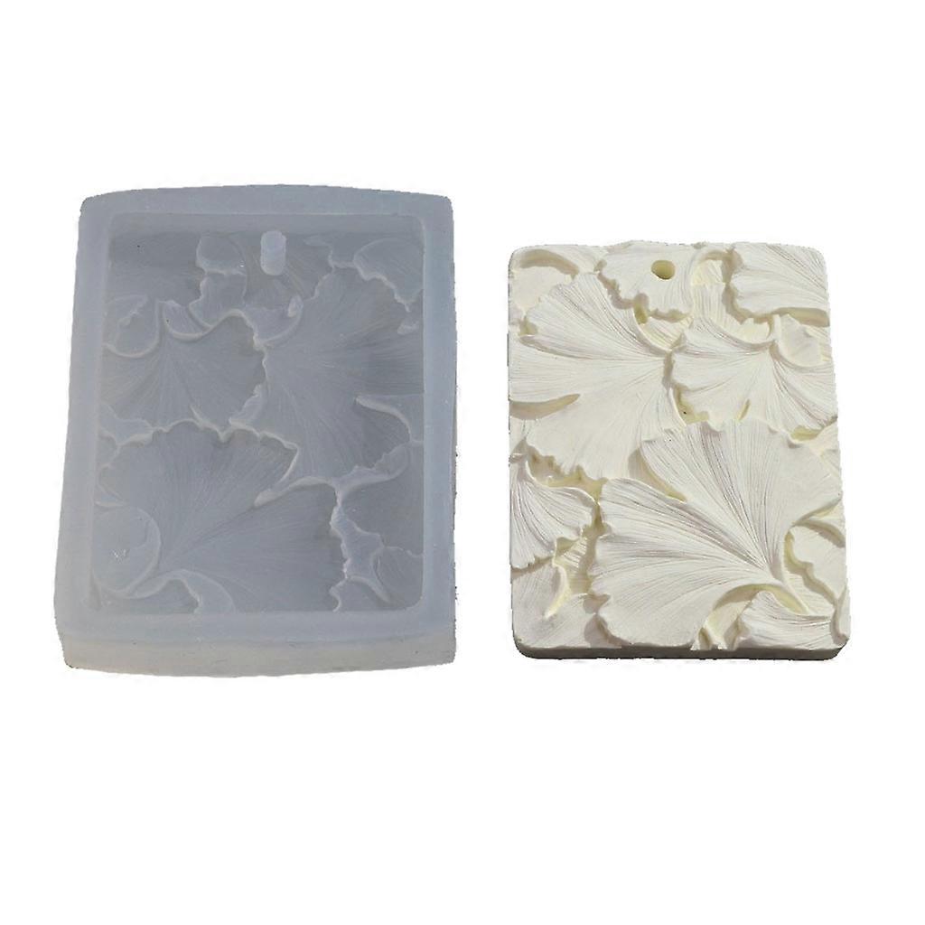 Aromatherapy Daisy Leaf Plaster Listing Silicone Mold Gypsum Diffuser Mold