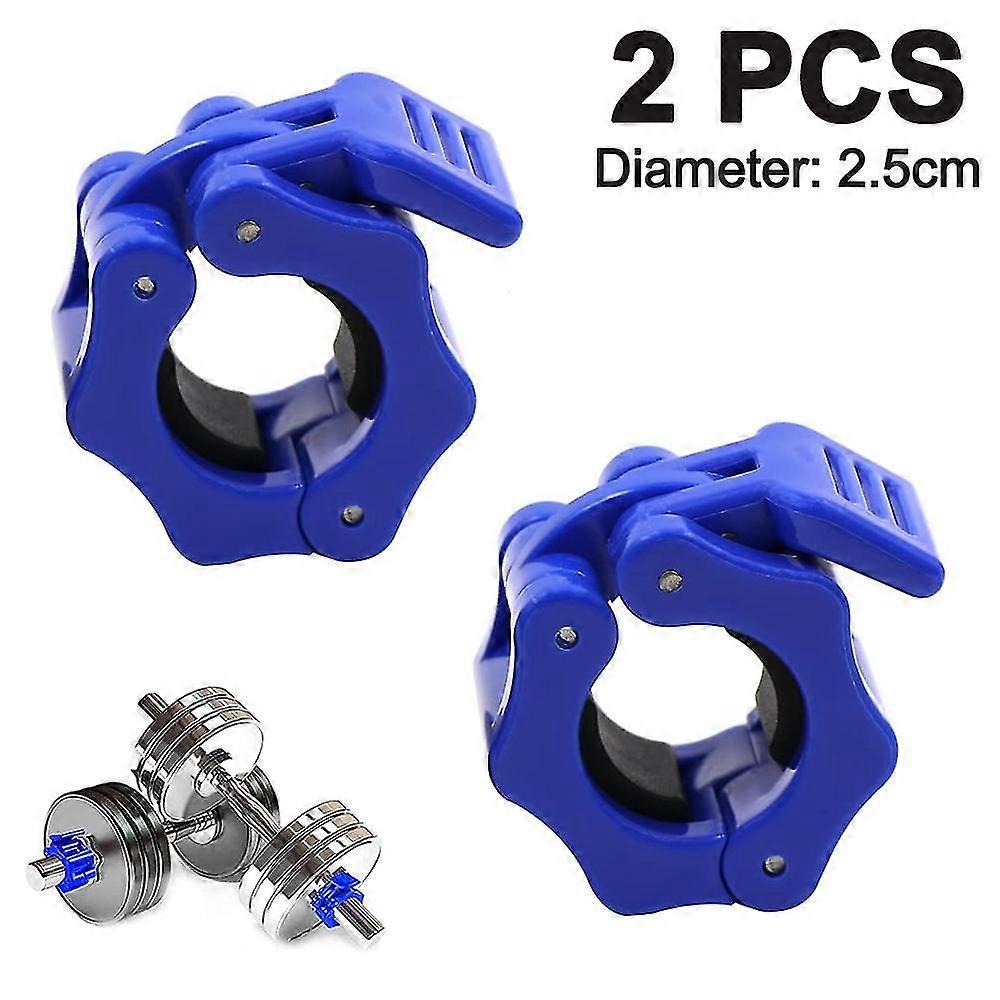 2 Pcs Gym Barbell Clamps Quick Release Barbell Collar Clips