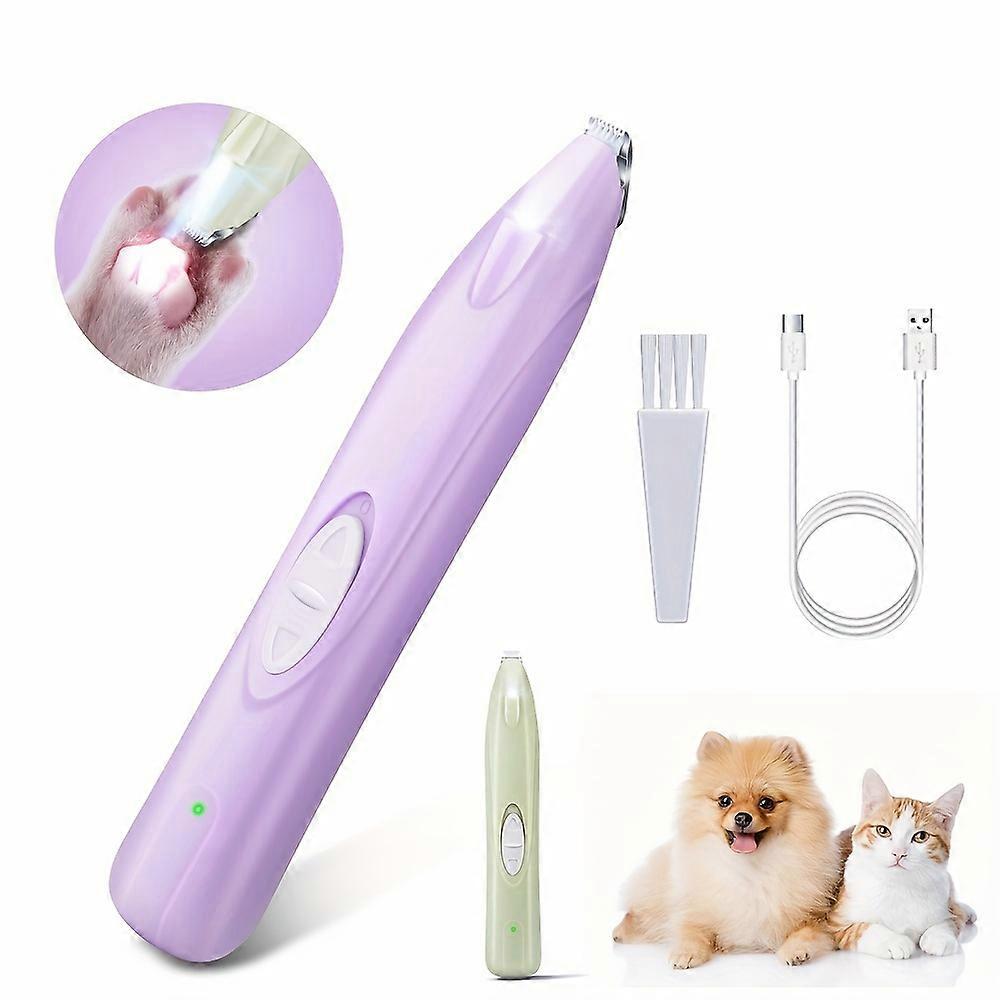 New style Electric Pet Hair Trimmer Clipper Kit, USB Rechargeable Lithium Battery Powered Grooming Tool for Dogs and Cats, Precision Blades for Sensit
