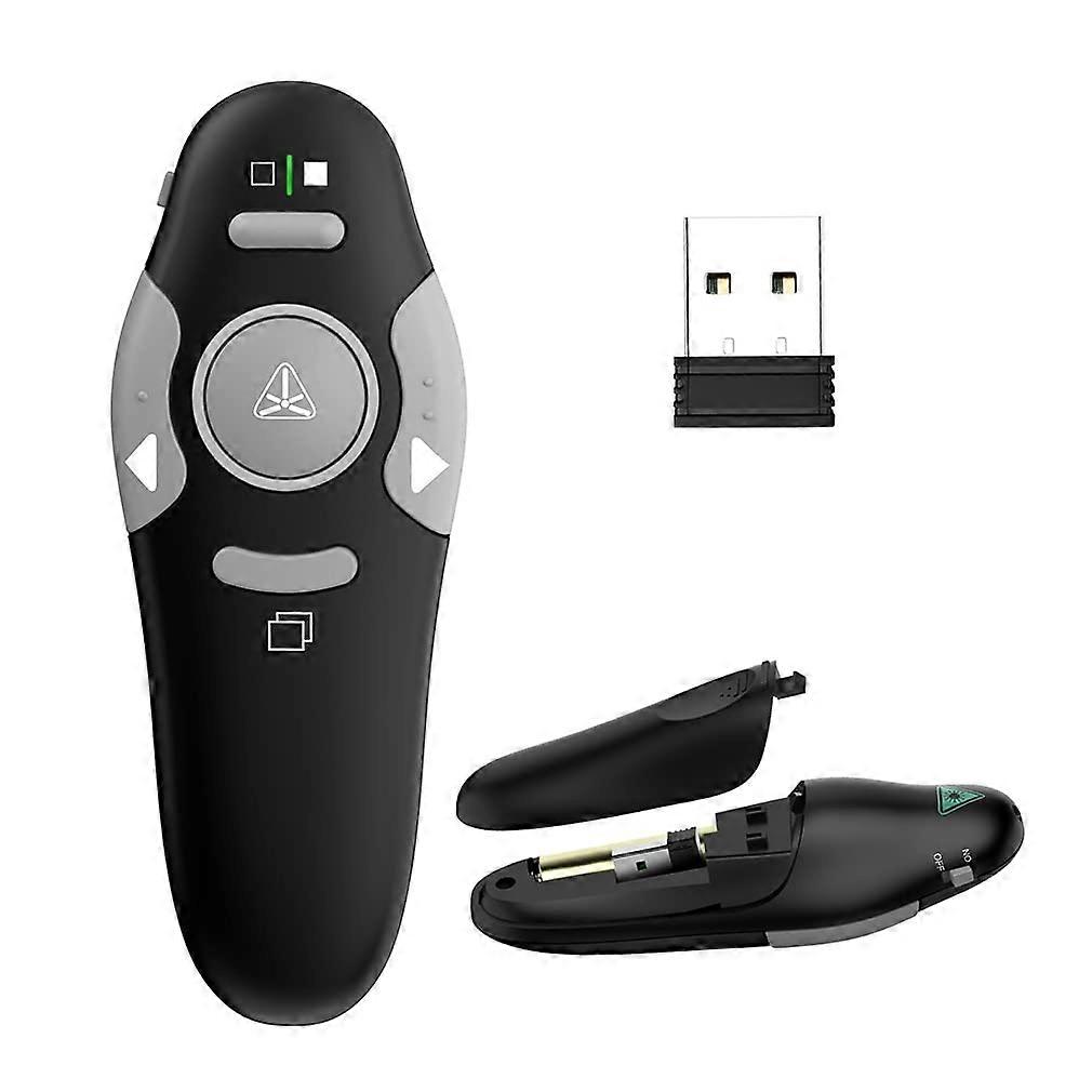 Presentation Clicker Pointer, 328FT Wireless Presenter Remote PPT PowerPoint Clicker, 2,4 GHz Presentation Pointer Slide Advancer voor Mac