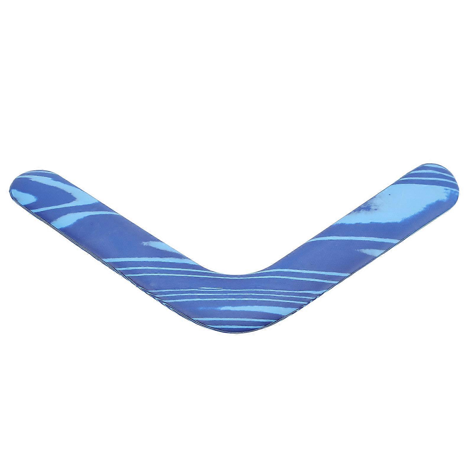 Al aire libre Safe Throw Catch Toy Throwback V Shaped Flying Disk Interactive Family ToyBlue