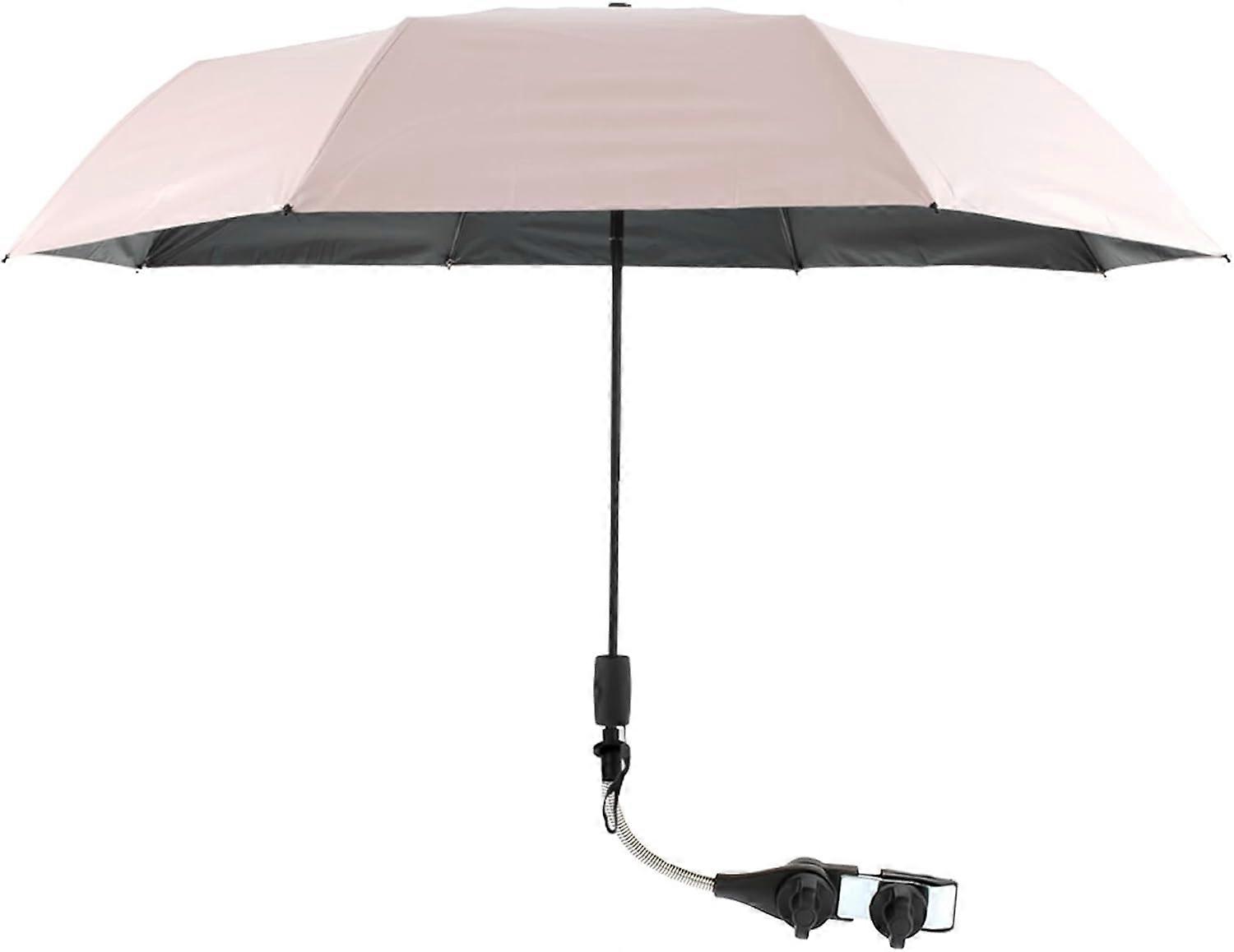 Universal Pram Parasol Umbrella 360 Adjustable Stroller Parasol UPF 50+ Sun Protection Stroller Parasol with Adjustable Clamp