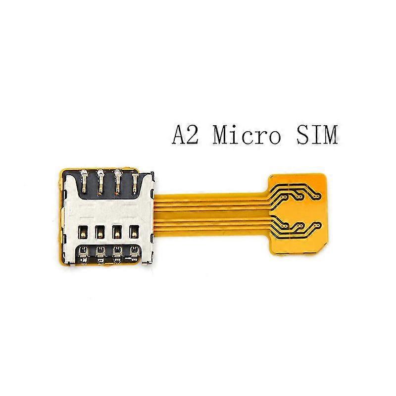 Hybrid Dual Micro Nano Sim Card Adapter Converter Extension Sd Slot Android Shytmv