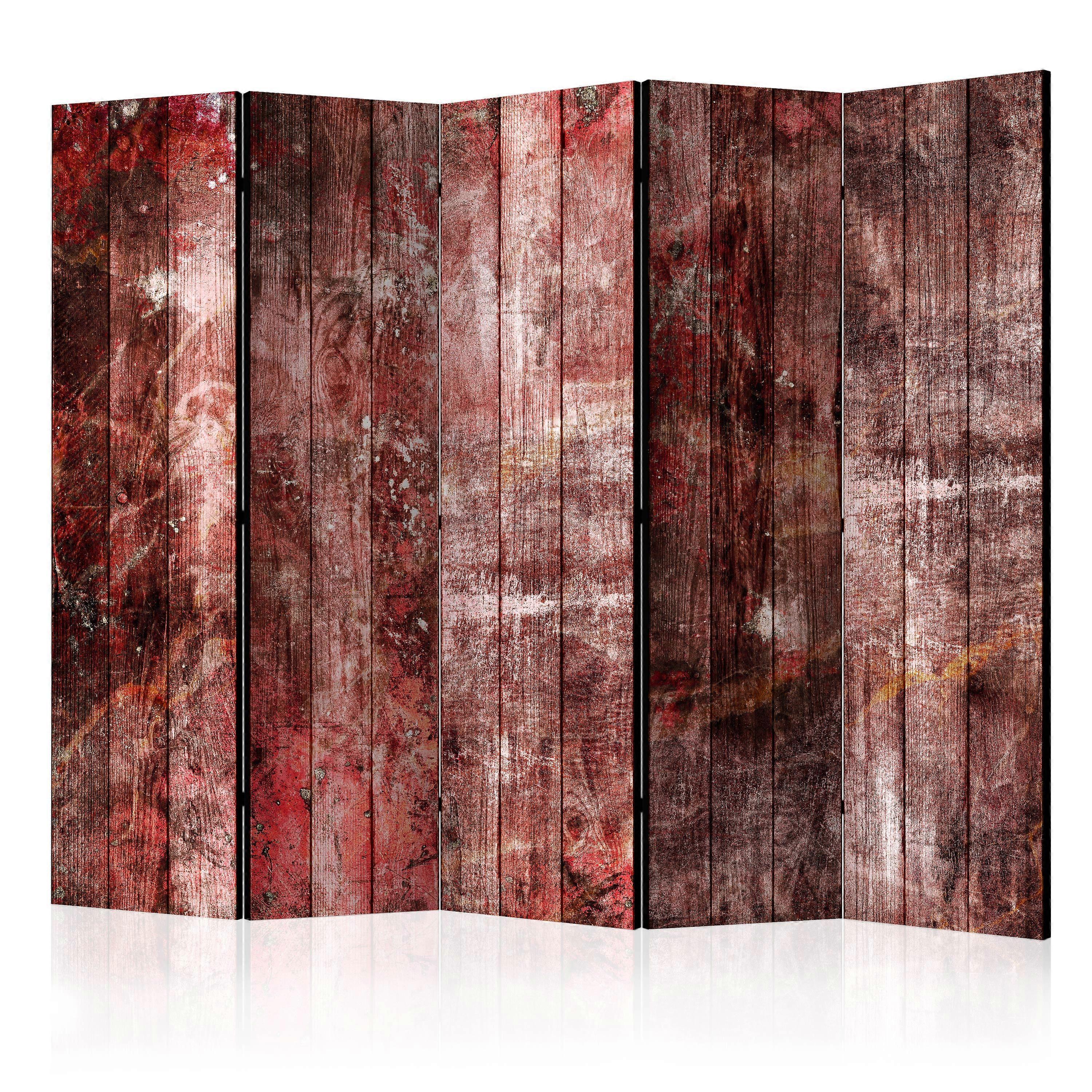 Scheidingswand - Paars Hout II