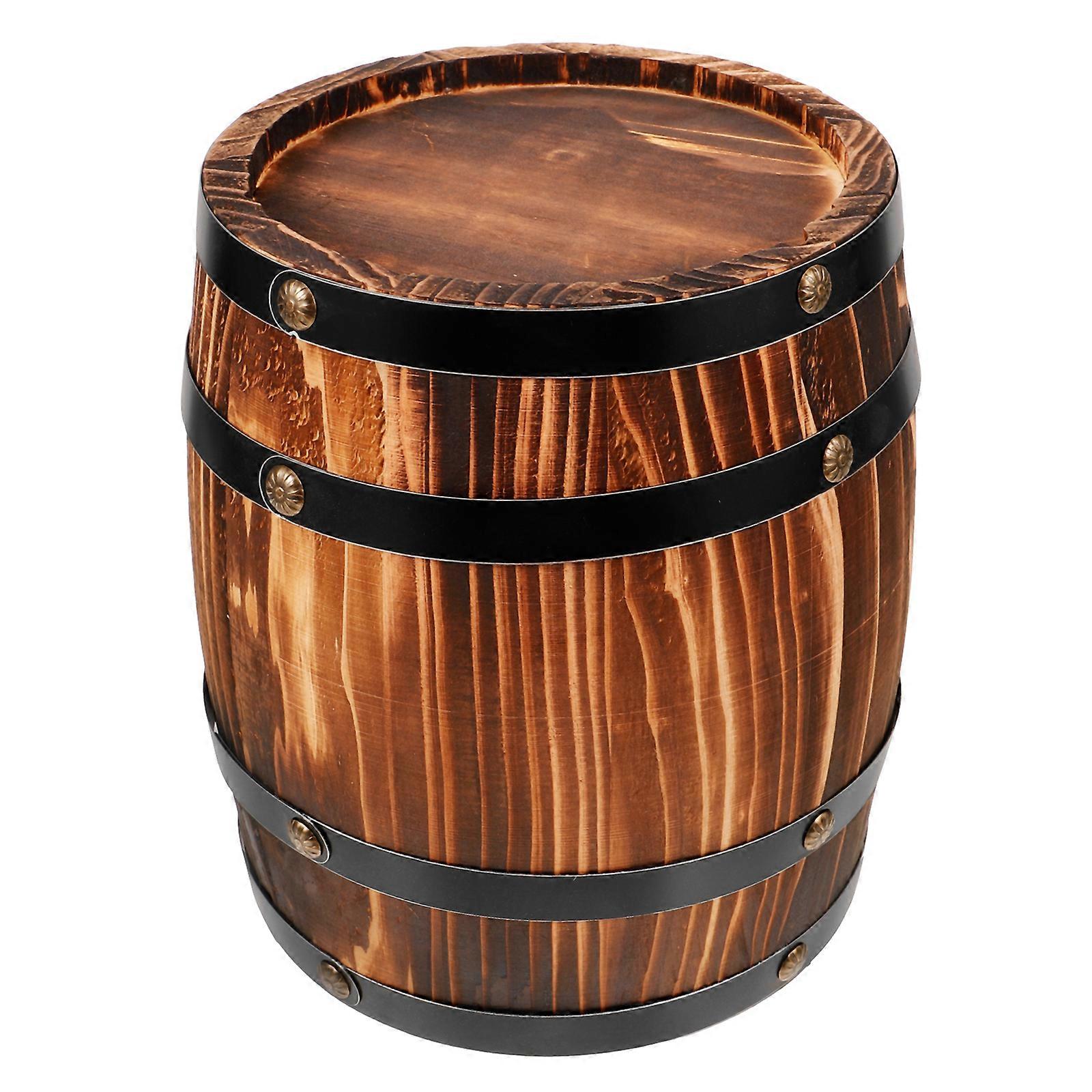 Ξύλο Craft Barrel Διακόσμηση Μπαρ Στολίδι Vintage Style Κρασί Βαρέλι Μοντέλο Κόμμα Διακόσμηση