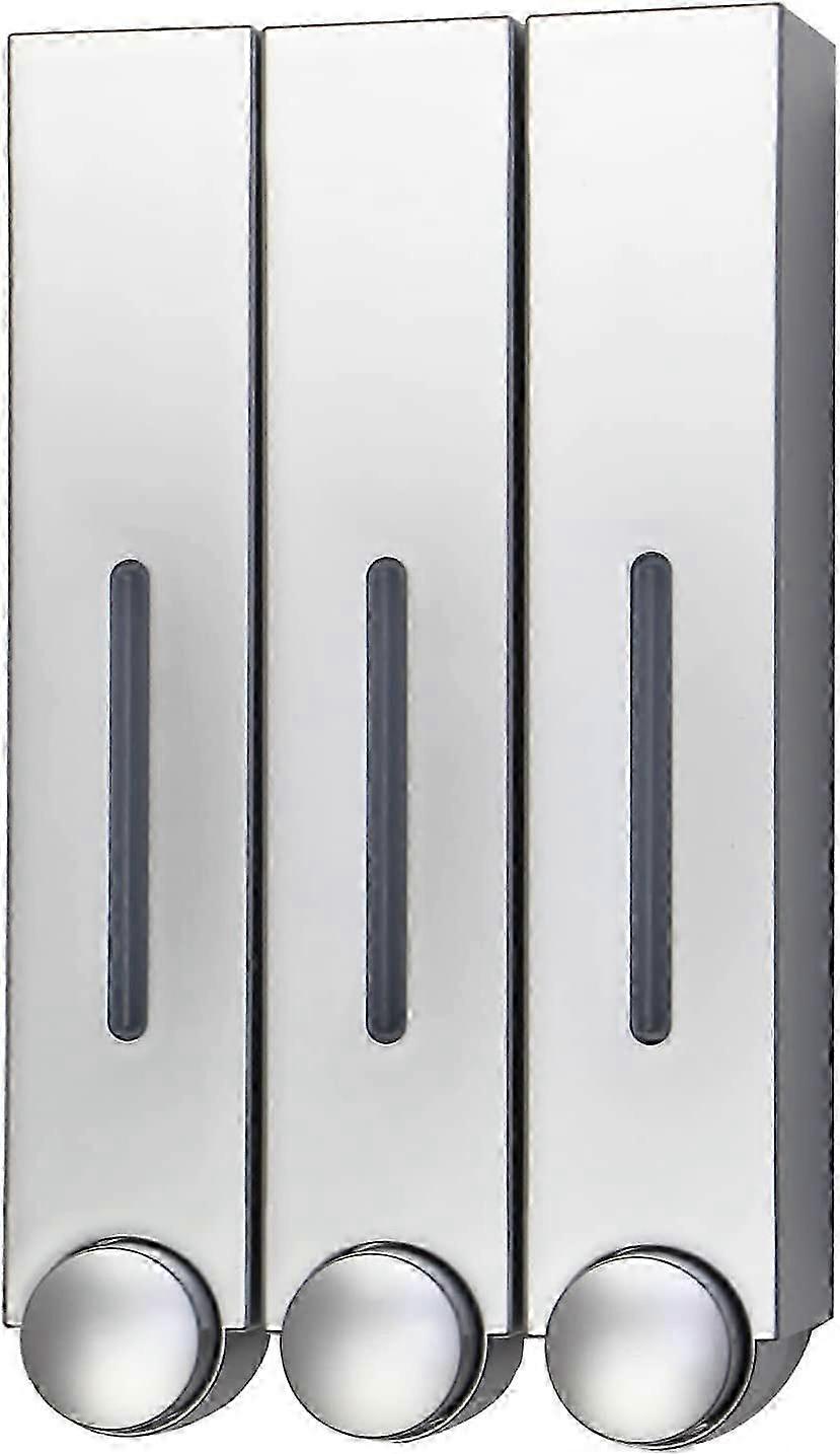 3 x 420 ml vægmonterede flydende sæbedispensere til badeværelset