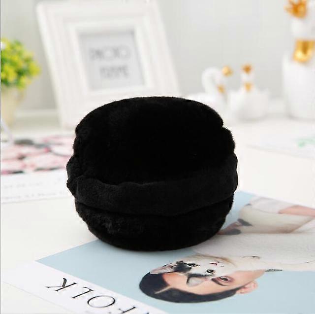 برغر متفجر للطي السيدات واقيات أذنين دافئة محمولة مع رجال ونساء لون صلب الشتاء أفخم واقيات الأذن