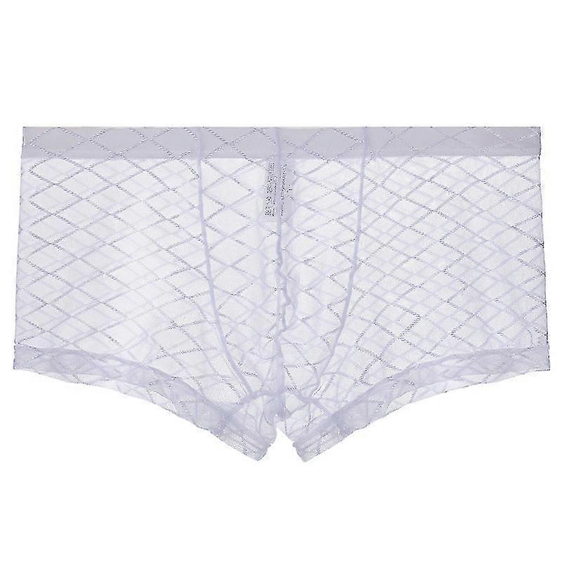 Men's Boxer Briefs Mid-Rise Stretch Mesh Boxer Briefs Underwear