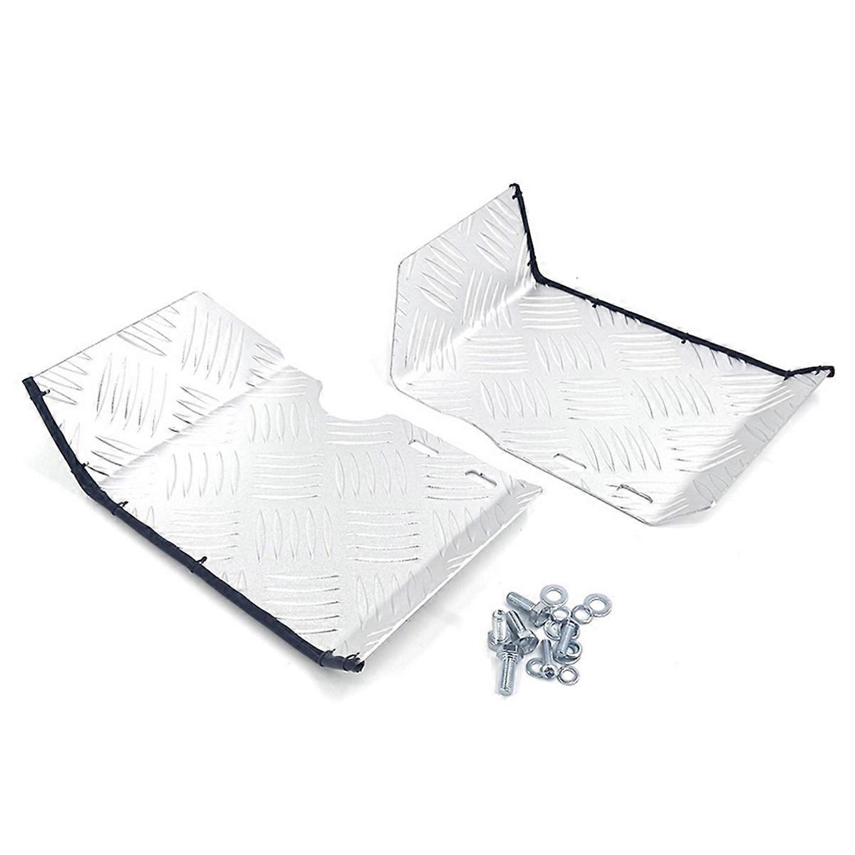 اكسسوارات الدراجات النارية ألواح القدم الأقواس وسادات الكاحل القضبان الجانبية اللوح ل LT50 50-2003 فضي