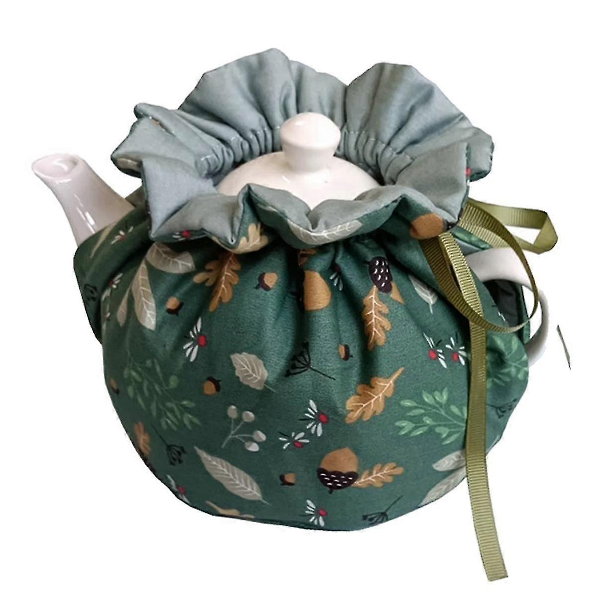 Dammskydd för tekanna, Värmeisoleringslock för tekanna, Dekorativt lock för tekanna, Skydd för vattenkokare Kök