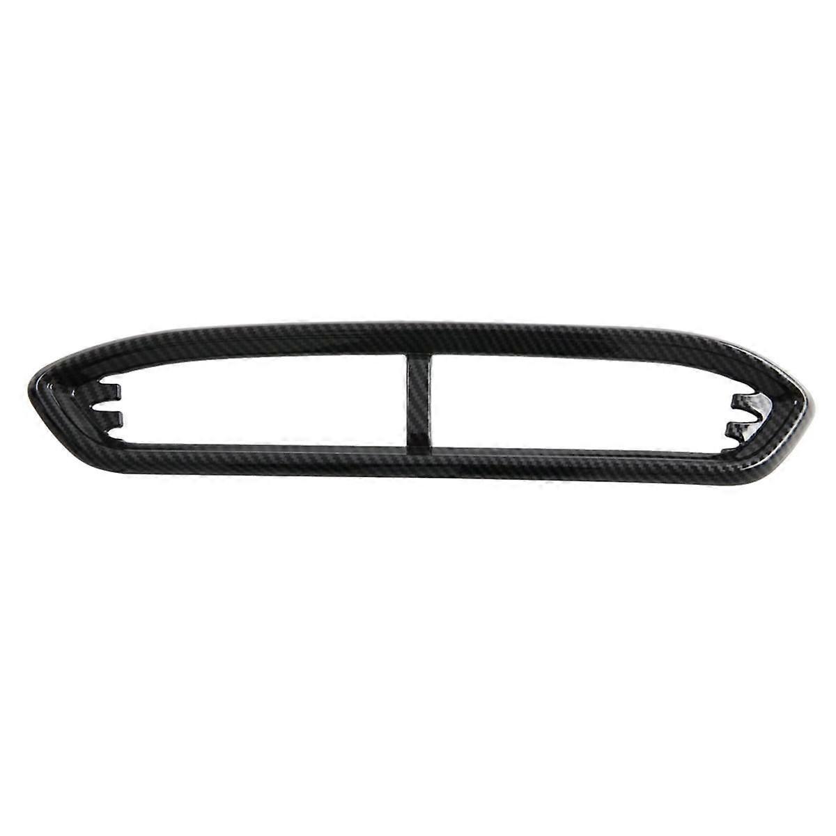 For MG 2020-2024 ABS Carbon Fiber Car Center Console AC Air Outlet Vent Frame Cover Trim Interior A