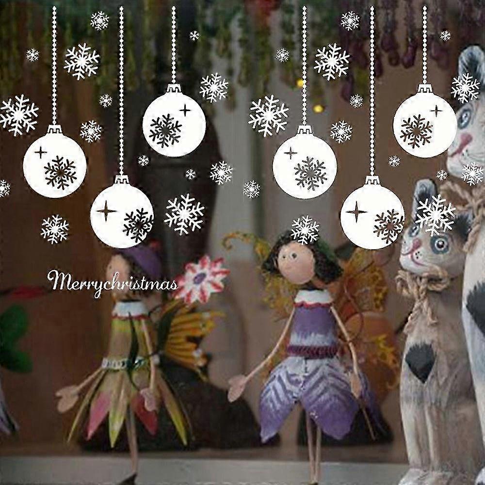 Creative Christmas Series Pvc Home Wall Showcase Window Decoration Removable Sticker