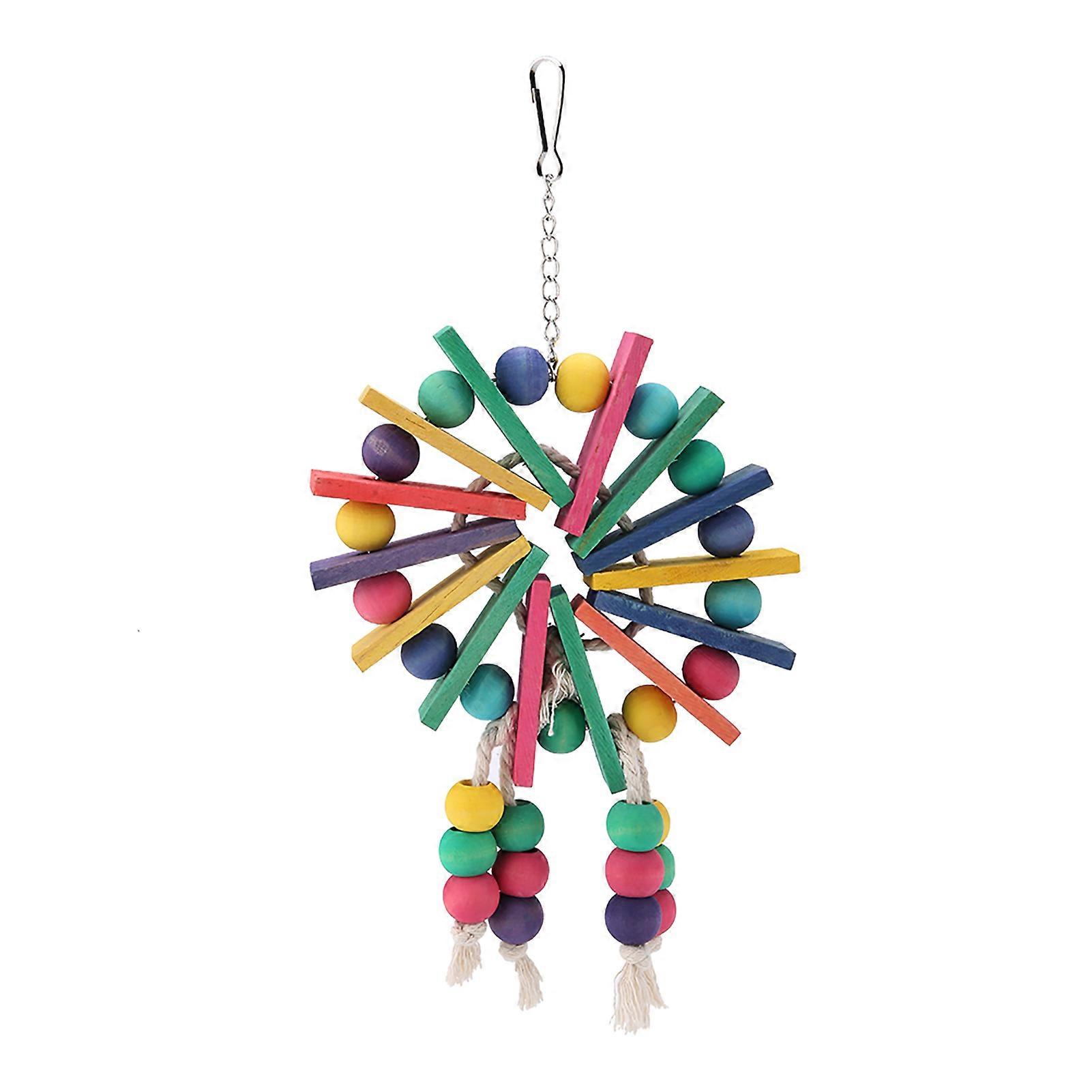 Parrot Swing Toy for Birds, Hanging and Standing Toy