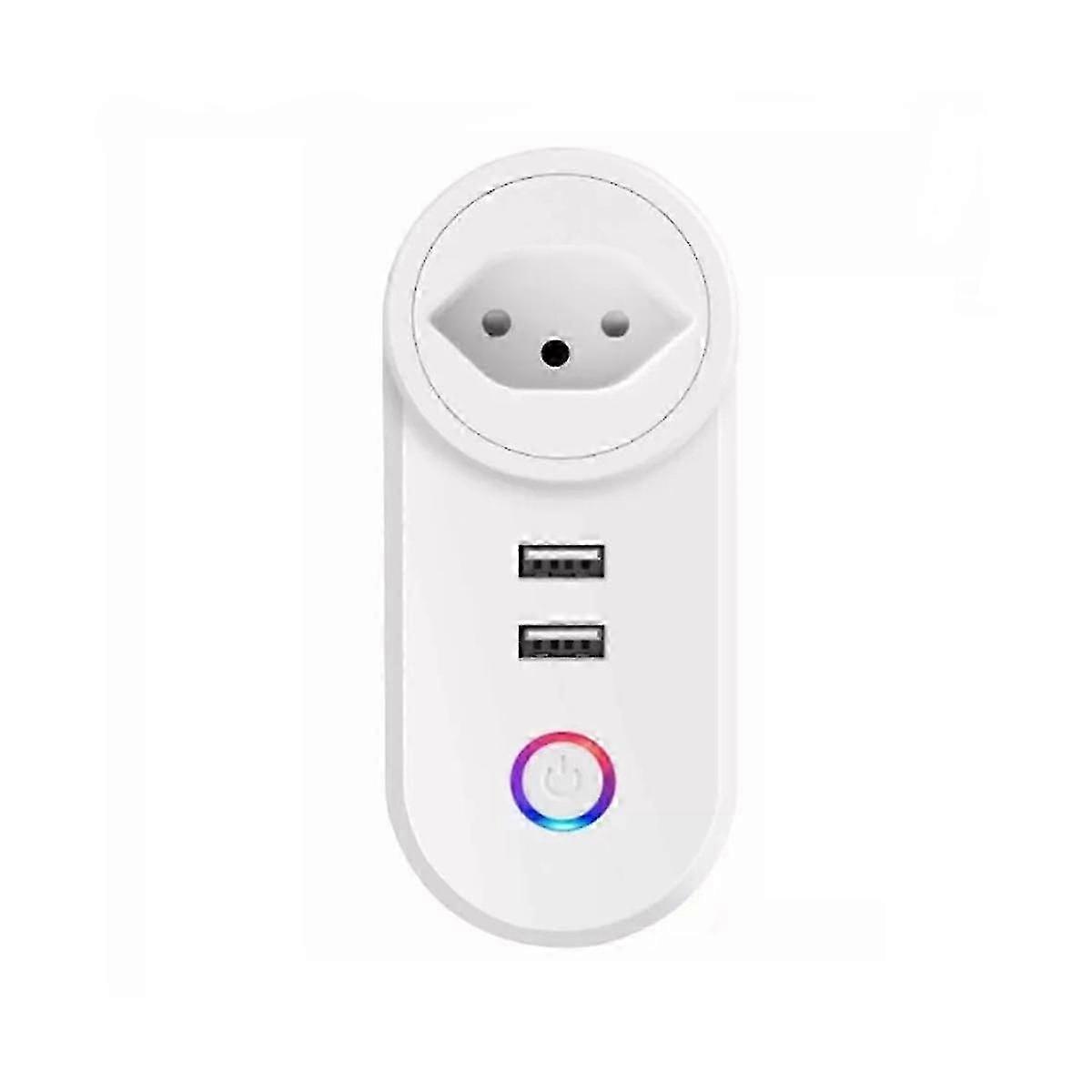 Wifi Smart Plug With Usb Charging Remote Control Timer For Google 16a