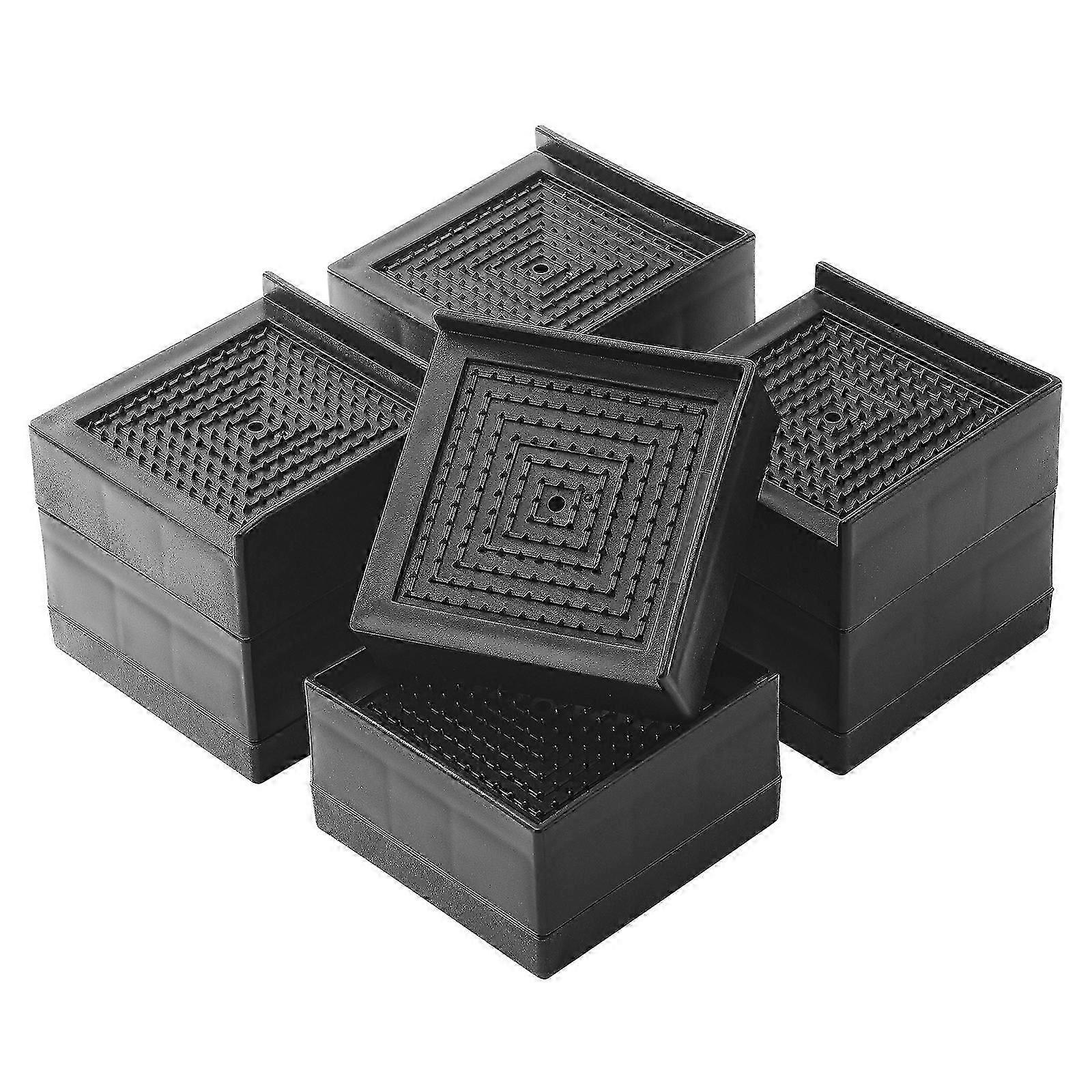 Furniture Risers Heightening Feet Urniture Accessories Anti-skid & Shock Absorption Stackable Creative Bed Lifters