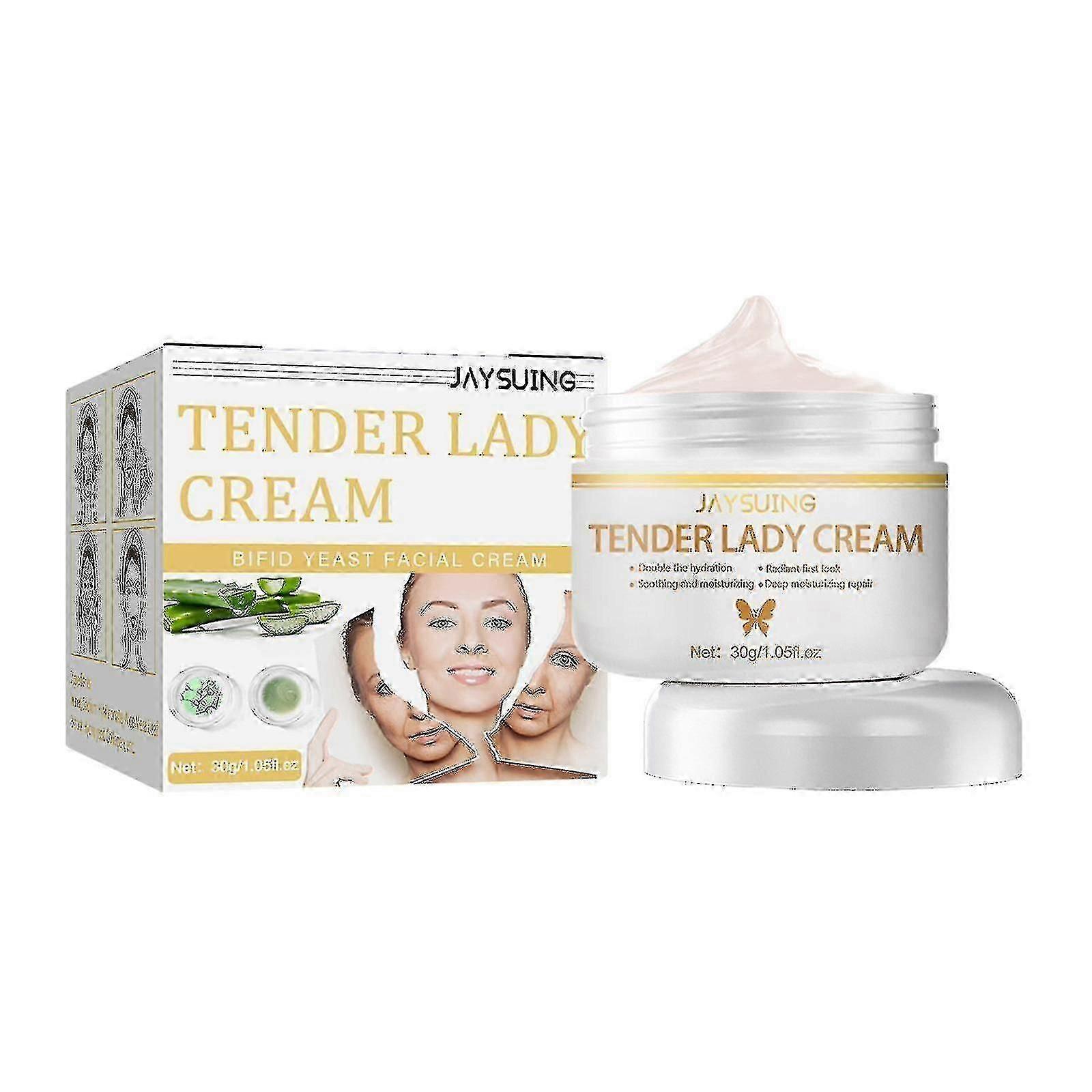 Jaysuing سبليت خميرة كريم للوجه شد مضاد للتجاعيد مرطب كريم مرطب للوجه لتفتيح وتفتيح لون البشرة |