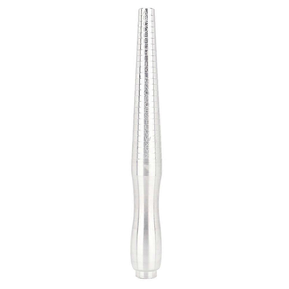 Solid Metal Finger Gauge Ring Mandrel Sizer Measuring Sizing Stick Jewelry Tool