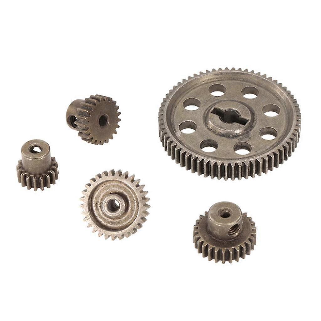 Steel Spur Diff Differential Main Gear Set Motor Pinion for HSP RC Car Parts