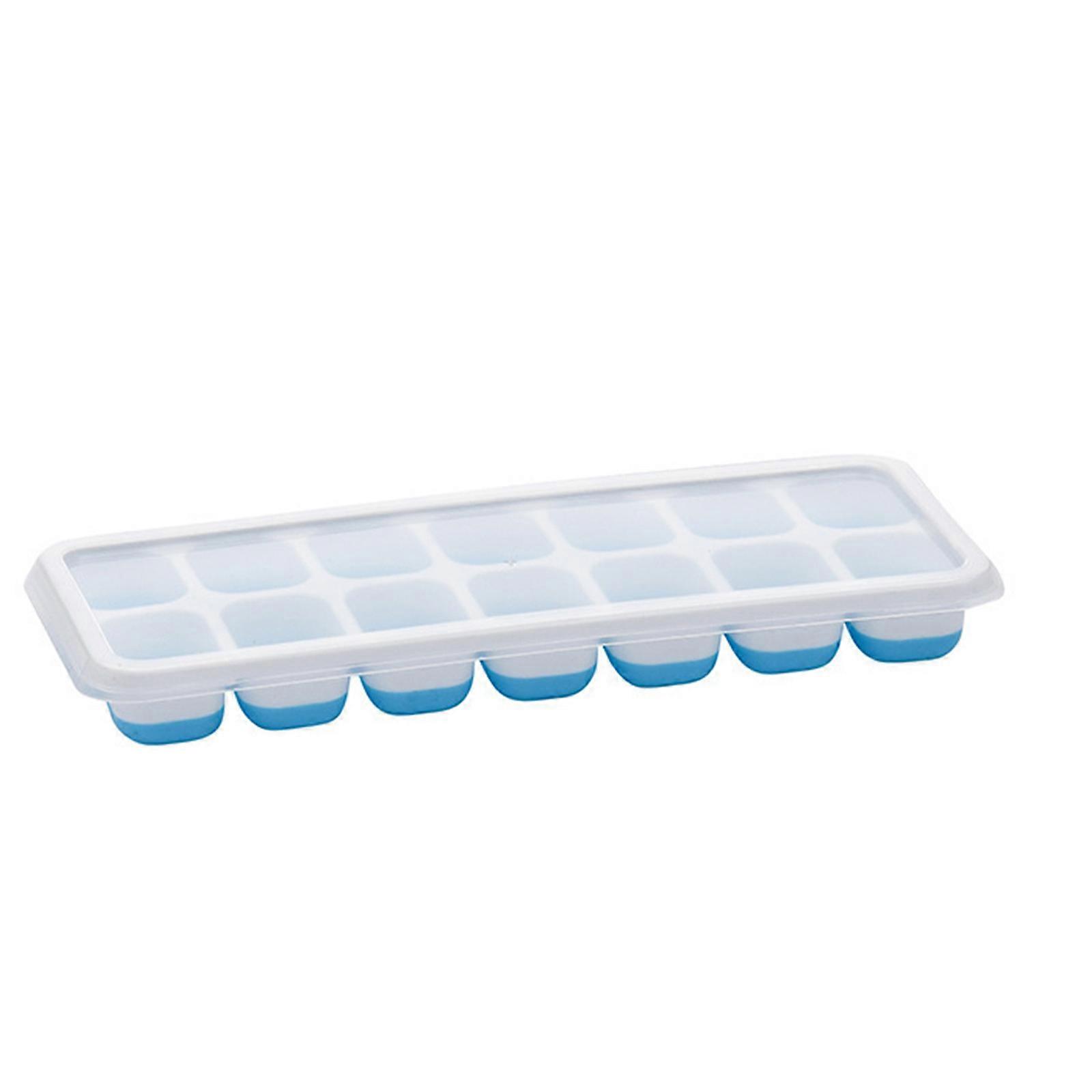 Ice Grids Silica Gel Ice Grids With Spill-proof Removable Lids For Cocktails Freezers Stackable Ice Trays With Lids