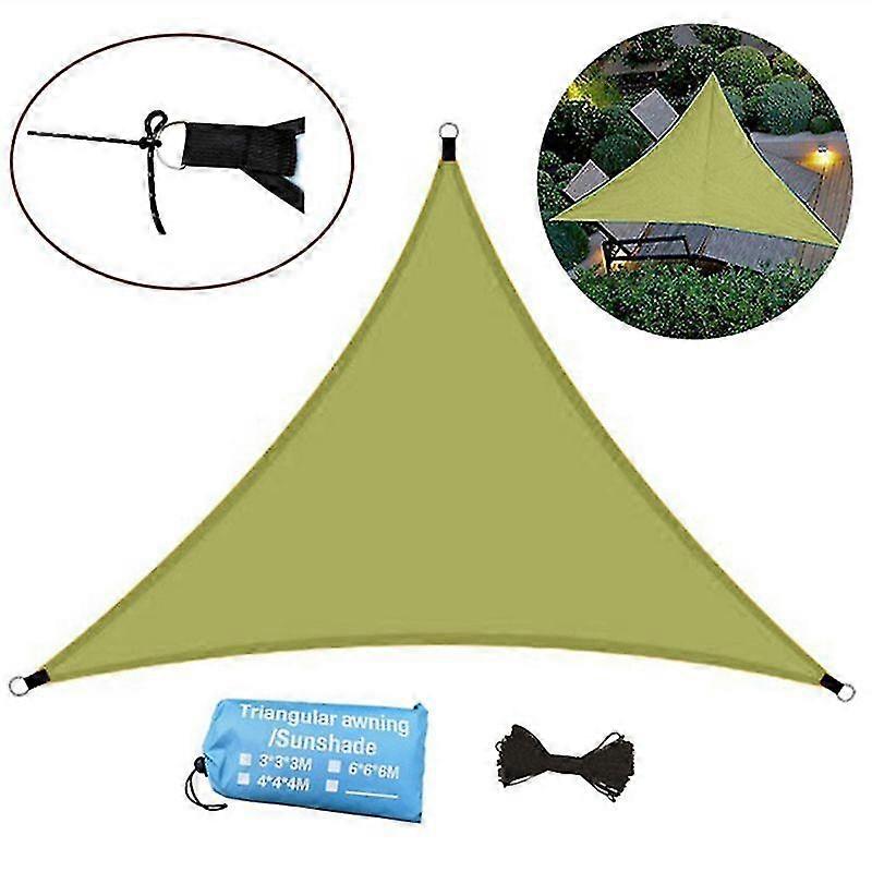 Triangle Sunshade Sail Canopy - Waterproof UV Block for Garden, Patio, Backyard