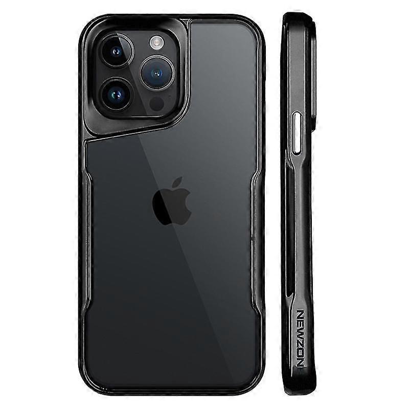 ZONE compatible  14 Pro Max Cell Phone Case Clear TPU+Acrylic Drop-proof Cover
