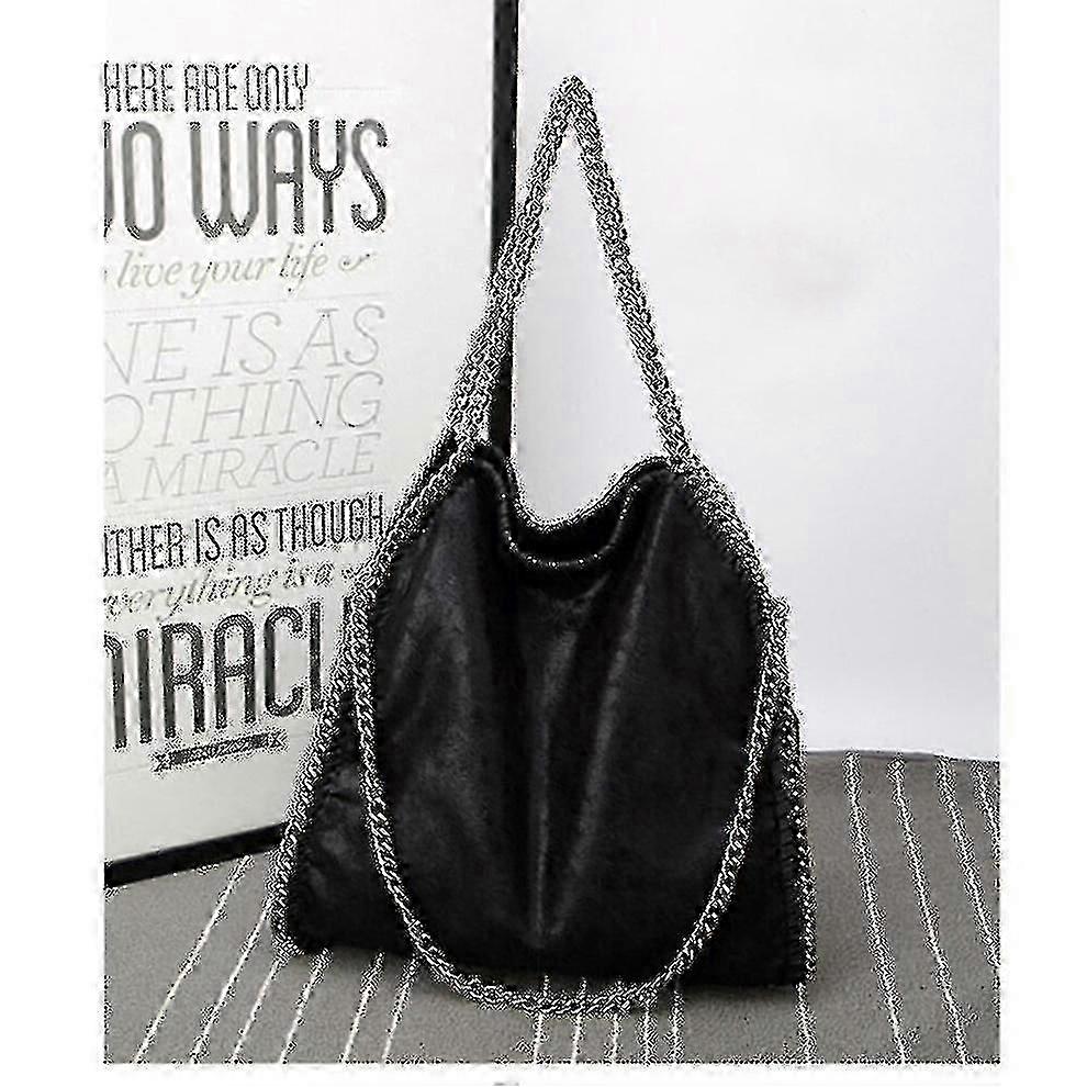 Damväskor Axelväskor Moderiktiga Axelväskor Kedjeväskor Moderiktiga Bärbara Vävda Handväskor med Kedja