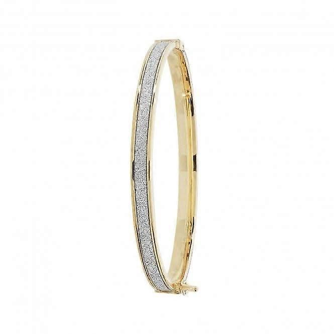 9ct Yellow Gold Babies Hinged Bangle BN387B