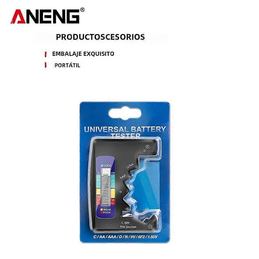 ANENG Universal Battery Tester with LCD Display C AA AAA DN 9V 1.55V Button Cell Battery Capacity Detector Capacitance Tool