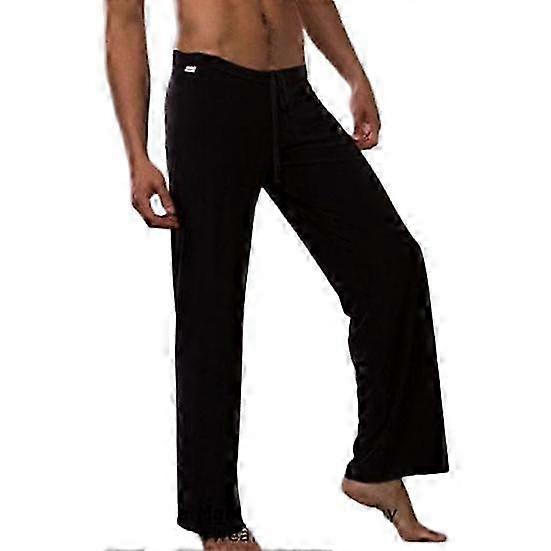 Men's Sports Trousers with Drawstring and Breathable Pure Color Design