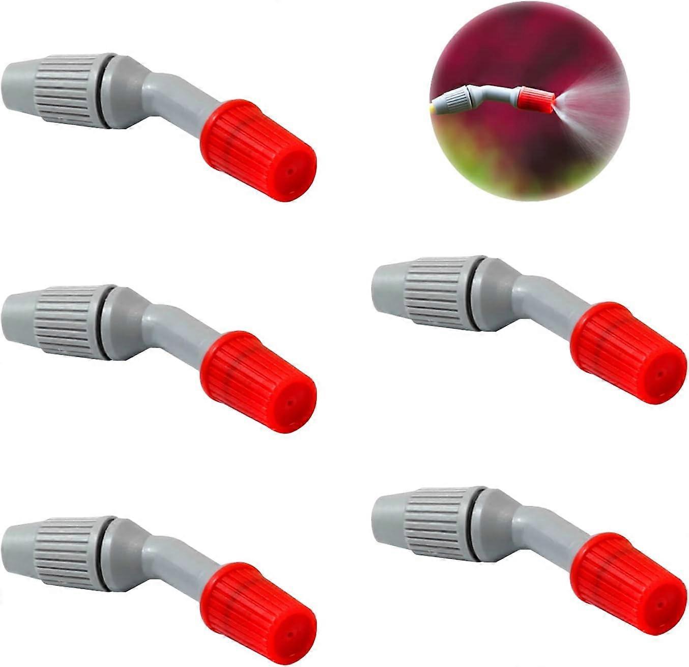 5pcs plastic nozzles, garden irrigation sprayer accessories