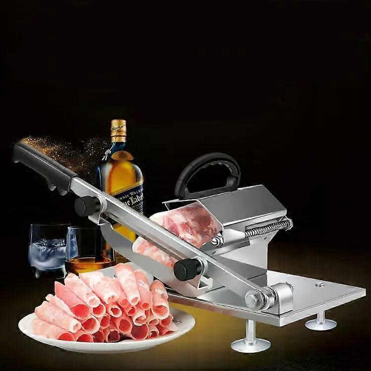 Manual Meat and Vegetable Slicer-Adjustable Thickness,Stainless Steel