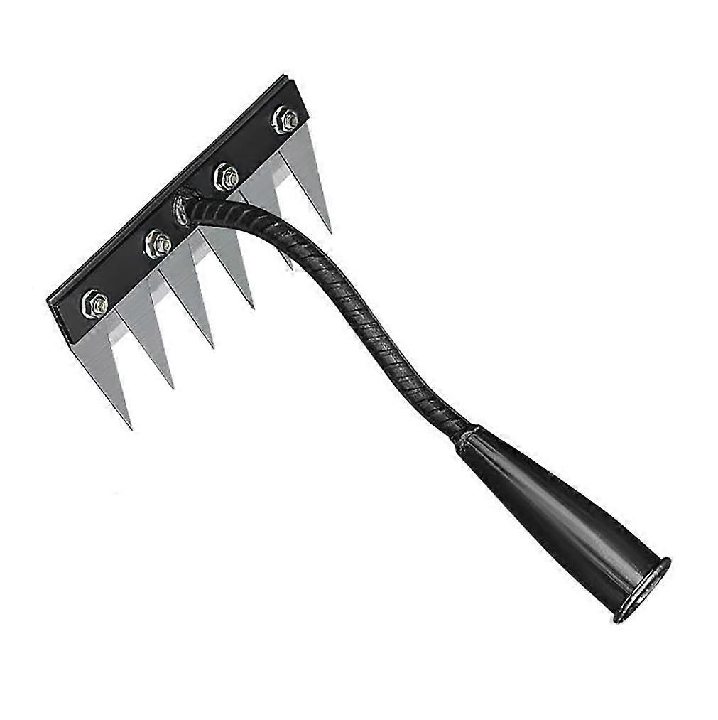 Gardening Hand Weeder Tool with Detachable High Carbon Steel Blades, Dual-Edge Design for Efficient Weeding