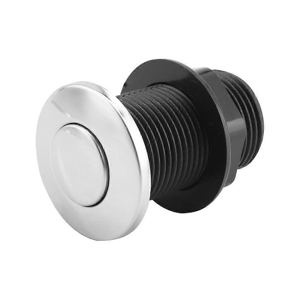 Garbage Disposal Sink Top Air Switch Kit US Plug 110V (Brushed Single Outlet)