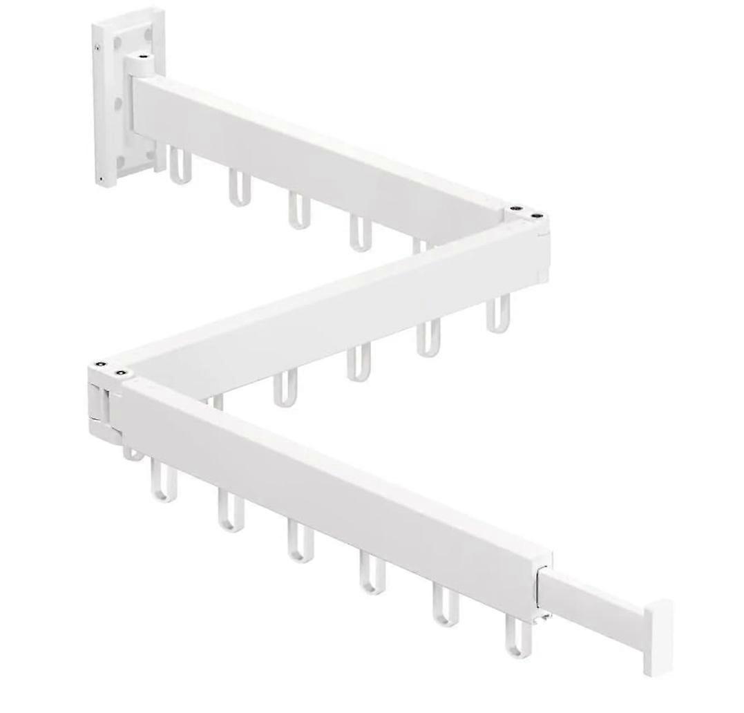 Wall -Mounted Laundry Shelf Savings Laundry Shelf Foldable Triple Foldable Gauze