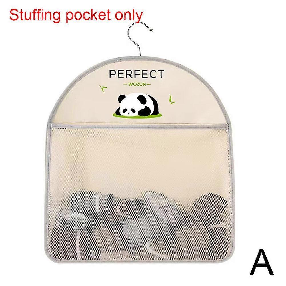 Single layer panda mesh (A) $socks storage artifact dormitory hanging net bag wardrobe underwear hanging bag door storage storage bag