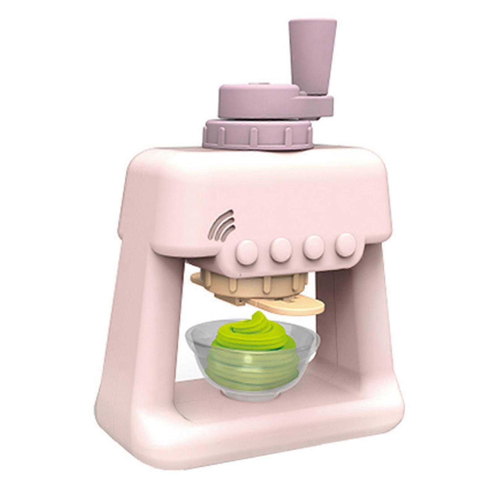 DIY Interesting Interactive Lightweight Safe Color Dough Set for Kids Children Ice Cream Machine