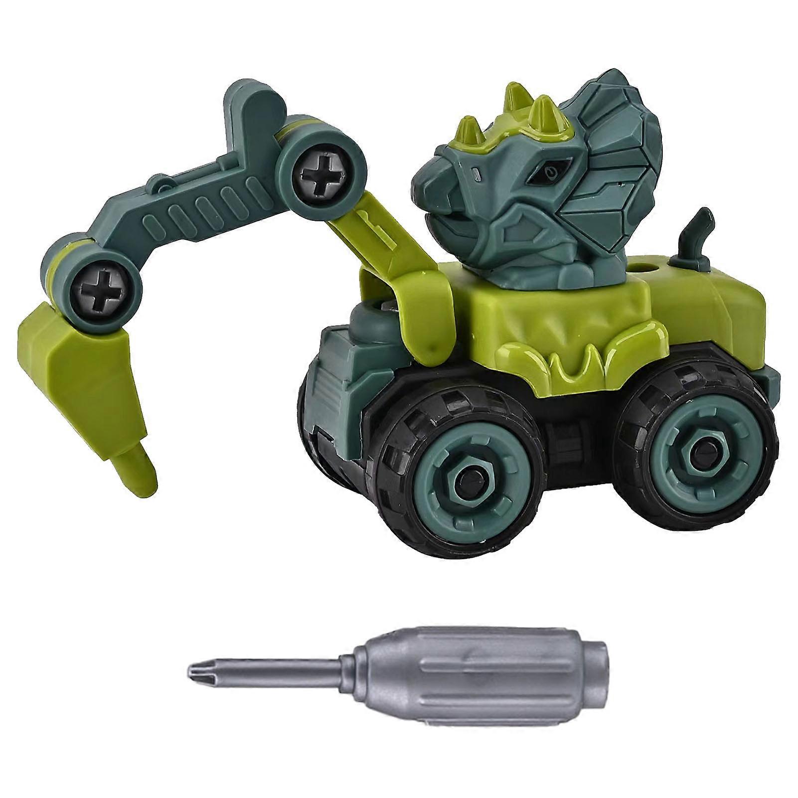 Dinosaur Theme Kids Construction Vehicles Dinosaur Theme Educational Engineering Trucks