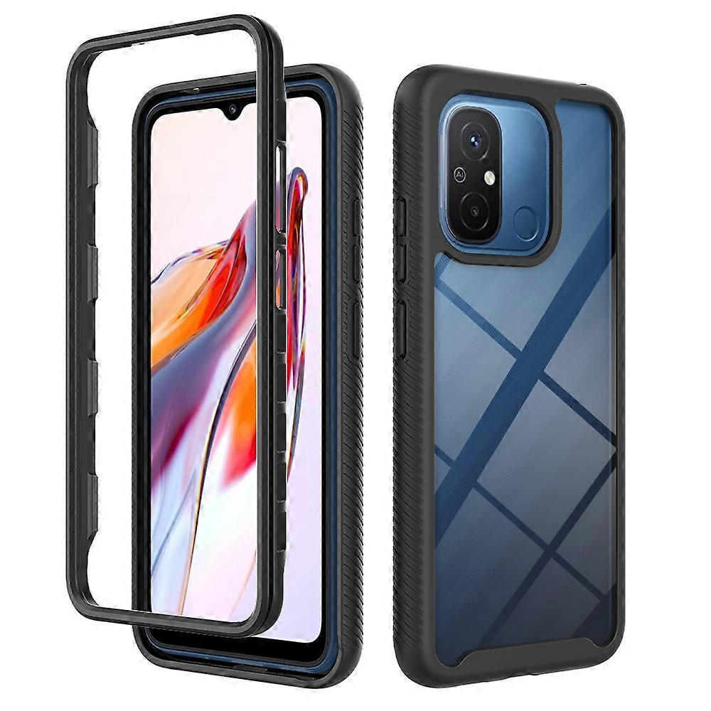 Starry Sky Solid Color Shockproof TPU Clear PC Phone Case